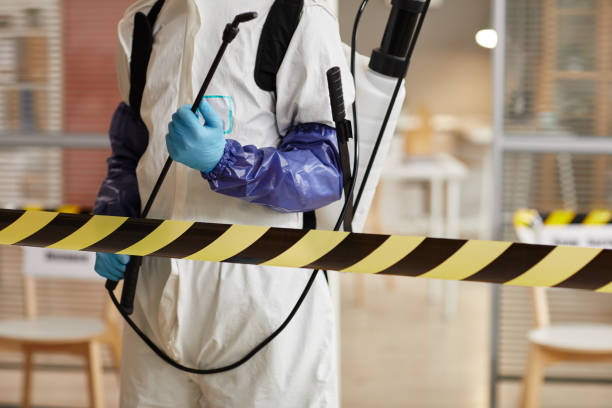 Professional Sewage Cleanup technician working in Granville, IA